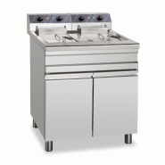 Friteuse électrique sur coffre 18-20 + 18-20 litres MBM