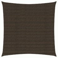 Helloshop26 - Voile d'ombrage 160 g/m² marron 4 x 4 m PEHD 02_0009164 - marron 3000490247760