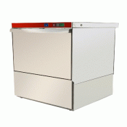 Lave-vaisselle à panier carré de 50 cm. Distributeur double. Hauteur utile de la porte 34 cm. Dimensions (LxPxH) 55x60x82,5 cm. Silver50PLUS-DET - 1
