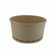 Nvase ECOLOMIQUE - 45 Pcs - Saladier rond en carton fibre de bambou "Buckaty" 1000 ml Ă 150 mm 150 x 128 x 78 mm - beige en carton NVS210PCPLA1000 Nvase ECOLOMIQUE - 45 Pcs - Saladier rond en carton fibre de bambou "Buckaty" 1000 ml Ă 150 mm 150 x 128 x 78 mm - beige en carton NVS210PCPLA1000
