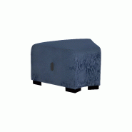 Pouf angulaire 1 place bleu denim Pouf angulaire 1 place bleu denim