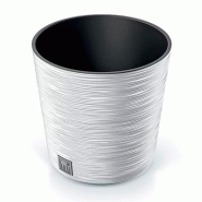 Prosperplast - Jardinière coloris Blanc, avec réservoir, collection FURU - 25x25x24,7 cm, capacité 7,5 L - blanc plastique polypropylène ZA5247