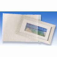 Sachets bulles avec adhésif repositionnable - 40x60cm + rabat 5cm - par 50 - Polyethylene basse densité