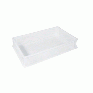Schneider - Bac à pâtons de pizza, HDPE, Volume : 14,0 L - blanc plastique 202170