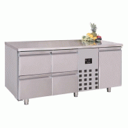 700 Table réfrigérée 1 PORTE ET 4 Tiroirs Monoblock ENERGY LINE - 7489.5365 Combisteel - inox 7489.5365
