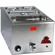 Bain-marie standard GN 1/1 - qualité professionnelle en inox AISI 403 Bain-marie standard GN 1/1 - qualité professionnelle en inox AISI 403