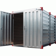 Container chantier - conteneur de stockage 2,2m bungalow galvanisÉ dÉmontable marque at outils - cds-22
