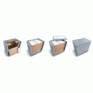 Emballages isothermes conteneur-palette d'expédition high-line / 120h 15-25°c