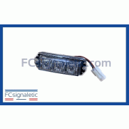 Feu bleu 3 LEDS 2 fils pour rampe Vega S 12/24V STANDBY MERCURA 29050-00 Feu bleu 3 LEDS 2 fils pour rampe Vega S 12/24V STANDBY MERCURA 29050-00