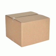 Lot de 10 cartons d'expédition dimension 20x20x11cm - marron en carton CART02