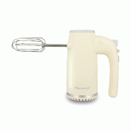 Menastyl - Batteur électrique retro en plastique et acier inoxydable crème - 3256391050200
