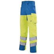 Pantalon de travail haute visibilité iris work vision 2 jaune fluo/bleu azur t5 - LAFONT - la-1hvnxcp-6-592-5 - 738764