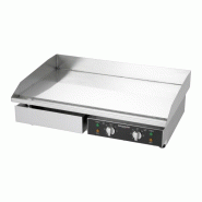 Plancha en acier lisse chromée électrique professionnelle 730x470 mm PREMIUM - GOLDINOX - 3701770808465 Plancha en acier lisse chromée électrique professionnelle 730x470 mm PREMIUM - GOLDINOX - 3701770808465