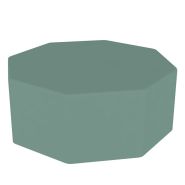 Pouf octogonal en tissu enduit PVC - 3 hauteurs disponibles - Feu M2 - Garantie 5 ans_1