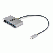 Startech.Com hub usb-c avec ethernet 3 ports - digital/données - 65030897709
