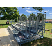 Tribunes  démontables  à vocation évènementielle