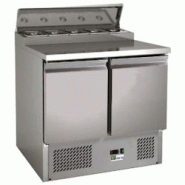 A.C.L - Saladette 2 portes - 240 L - avec portes- finitions inox - inox 3701647305721 A.C.L - Saladette 2 portes - 240 L - avec portes- finitions inox - inox 3701647305721