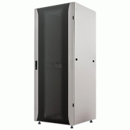 Baie réseau Premium 19 pouces MHT236 avec porte vitrée - 32U - 800 (P) x 600 (L) x 1589 (H) - assemblée - gris - Bravour® Baie réseau Premium 19 pouces MHT236 avec porte vitrée - 32U - 800 (P) x 600 (L) x 1589 (H) - assemblée - gris - Bravour®