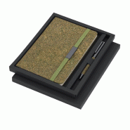 Bloc-notes et stylo en fibre de thé - 5600847155151