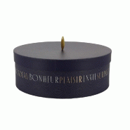 Boite carton ronde "Excellence" Ø25x9 cm
