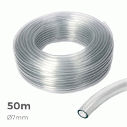 EDM Tuyau en verre transparent Ø Intérieur 7Mm Ø Extérieur 10Mm Rouleau 50M - 8425998742527 EDM Tuyau en verre transparent Ø Intérieur 7Mm Ø Extérieur 10Mm Rouleau 50M - 8425998742527
