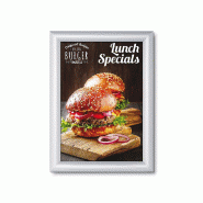 Exposiciónate Cadre Clic-Clac A4 Scritto® KRA4G25ABS - argenté aluminium 8596052038822