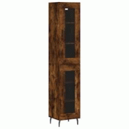 Helloshop26 - Buffet bahut commode armoire meuble de rangement organisateur cuisine salle de séjour salon haut 34,5 x 34 x 180 cm 02_0033252 - 300021_0