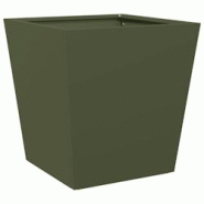 Helloshop26 - Jardinière bac lit surélevé plantes fleurs terrasse jardin olive 40 x 40 x 40 cm acier vert 02_0038696 - 3000217927494 Helloshop26 - Jardinière bac lit surélevé plantes fleurs terrasse jardin olive 40 x 40 x 40 cm acier vert 02_0038696 - 3000217927494