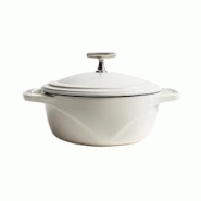 Lodge Cast Iron LODGE | Cocotte en Fonte Émaillée 4,2L | Fabriquée aux USA | Compatible tous feux dont four et induction | Blanc - blanc fonte 0755 Lodge Cast Iron LODGE | Cocotte en Fonte Émaillée 4,2L | Fabriquée aux USA | Compatible tous feux dont four et induction | Blanc - blanc fonte 0755