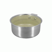 Menastyl - casserole aglae 16cm en acier inoxydable vert - 3256391056622