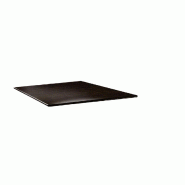 Plateau de table carré Topalit Smartline 70x70cm wengé - Bois massif DR977