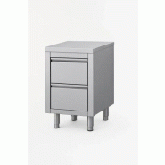 Table de travail en inox a tiroirs profondeur 500 x 700 mm - 3667470000816