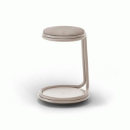 Tabouret empilable avec une structure en métal tubulaire peint
