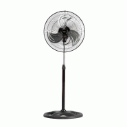 Ventilateur de sol Ø45cm 75W 3 Vitesses Industriel Noir Raydan Home - noir métal 8429160260420