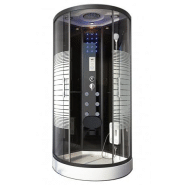 Cabine de douche hammam 100 x 100 x 220 cm desineo mod?Le noir Cabine de douche hammam 100 x 100 x 220 cm desineo mod?Le noir