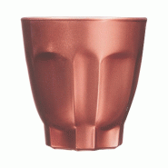 6 tasses 9 cl Terracotta - Flash Colors - Luminarc - marron verre 0883314877878