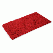AQA Design Tapis de bain 100 % polyester TERRY rouge L.50 P.80 H.1 MP05487 - rouge polyester MP05487