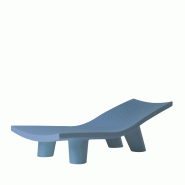 Chaise longue design LOW LITA - bleu