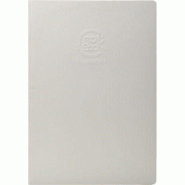 Clairefontaine Lot de 10 Cahier piqué Crok'Book de 24 feuilles de papier croquis blanc, 90 g/m², A4, couverture coloris gris clair - 3329680603248
