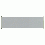 Helloshop26 - Auvent latéral rétractable de patio 180 x 600 cm gris 02_0007344 - gris acier 3000389247765