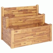 Helloshop26 - Jardinière sur 2 niveaux 110 x 75 x 84 cm bois massif d'acacia 02_0000839 - 3000071721535 Helloshop26 - Jardinière sur 2 niveaux 110 x 75 x 84 cm bois massif d'acacia 02_0000839 - 3000071721535