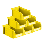 Lot de 50 bacs à bec plastique 1l jaune - 2002003j/c_0