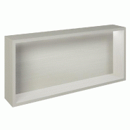 Présentoir Cage noyer clair avec LED 86x14,5x38,4cm
