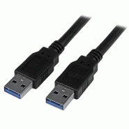 StarTech Cble USB 3.0 A vers A de 3 m - M/M - Noir