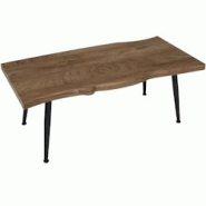 Table basse effet bois et métal Forest The Home Deco Factory - noir 3664944302551 Table basse effet bois et métal Forest The Home Deco Factory - noir 3664944302551