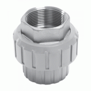 Union mixte PVC-C femelle à coller - inox taraudé PN 16 - Référence 05BIFXC040E - 40x1"1/4