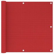 VidaXL Écran de balcon Rouge 90x500 cm PEHD Modèle Patio City - rouge 311010
