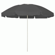 VidaXL Parasol de plage anthracite 240 cm Modèle Balcon Azimut - noir 314714