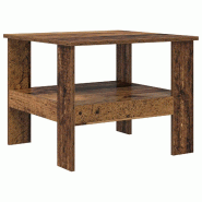 VidaXL Table basse Bois ancien 57 x 55 x 45 cm Bois d'ingénierie Modèle Atlas Office Vision - 8000250