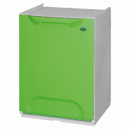 WellHome - Poubelle de recyclage en polypropylène couleur verte 20L - vert plastique WH13984